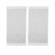 Lot de 2 Stores vitrages tamisants motif cuillères