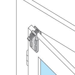 U10 : Supports auto-serrants transparents