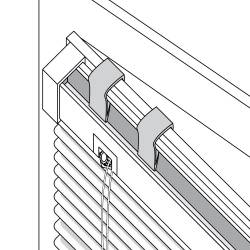 V9 : Fixation Magic Clic pour fenêtre aluminium